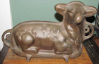 Griswold Cast Iron Lamb Cake Mold # 866 921 922 Vintage Sheep Bakeware Baking — photo 1
