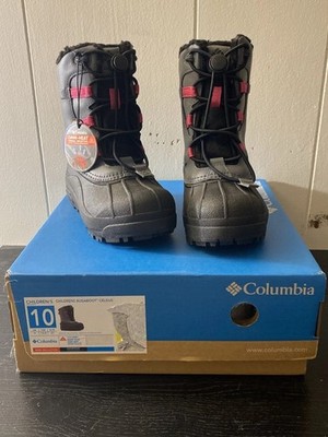 Little Kid Girls Size 10 Columbia Bugaboot Celsius Winter Boots Pink Gray NIB
