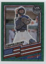 2026 Panini Stars & Stripes Prizm Green Scope 85/99 Cooper Collins #186 0xr1