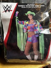 Woman's Macho Man Costume M Complete