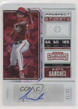 2018 Contenders Draft Picks Cracked Ice Ticket 20/23 Sixto Sanchez #29 Auto 0g4