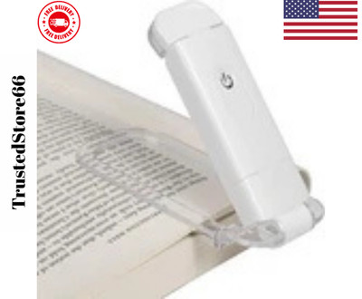 DEWENWILS Book Light Rechargeable Reading Lights for Books in Bed Warm White