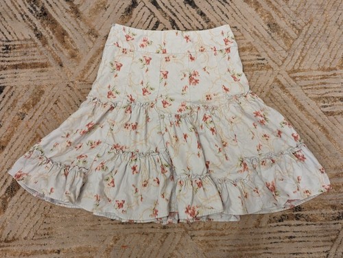 ANTHROPOLOGIE Edme & Esyllte SANTA ANNA Ruffled Corduroy Cottage Core Size 4 - Picture 6 of 6