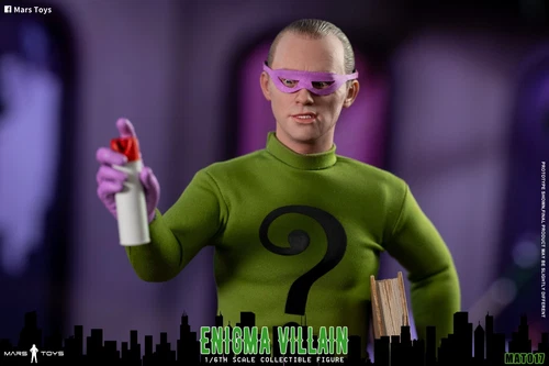 Mars Toys MAT017 1/6 Batman Batman 1966 The Riddler Action Figure In Stock New - Picture 19 of 24