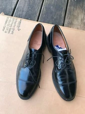 Allen Edmonds Fairgate Black Leather Cap Toe Dress Shoe US 11B  Made in USA