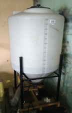 Heavy duty special order thick wall 150 gallon cone-bottom tank