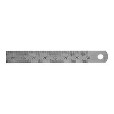 Stainless Steel Ruler - Metric Only - Flexible - EC2 - 3M