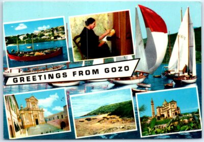 Unposted Postcard - Greetings from Gozo, Malta, Europe