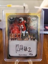 2025 Sage Nextlevel Signatures Ricardo Hallman No.NLS-RH2 10/10 GOLD