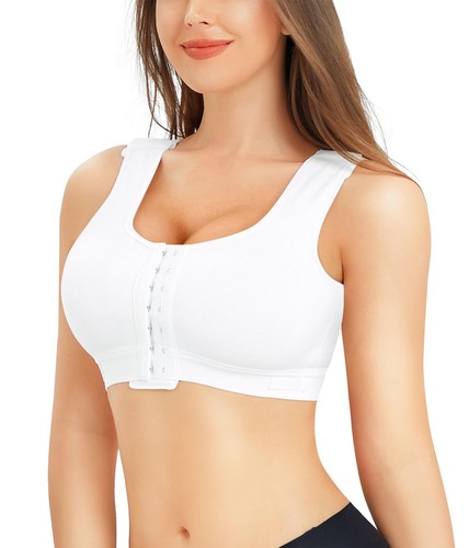 BRABIC Women Front Closure Post Surgery Compression Everyday Bras for Mastect...