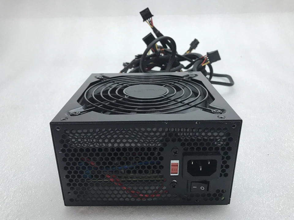 KDM ULTRA ULT-LSP750P 750W Semi Modular ATX Power Supply Tested Working - Image 3 of 4