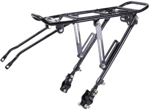 Universal Adjustable Bicycle Back Rear Rack Bike aluminum Luggage Carrier - 第 1/7 張圖片