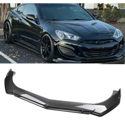 For Hyundai Genesis Front Bumper Lip Splitter Spoiler Carbon Fiber Body Kit
