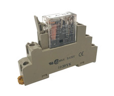 USED Omron 353-966 Socket w/ G2R-2-SN Relay