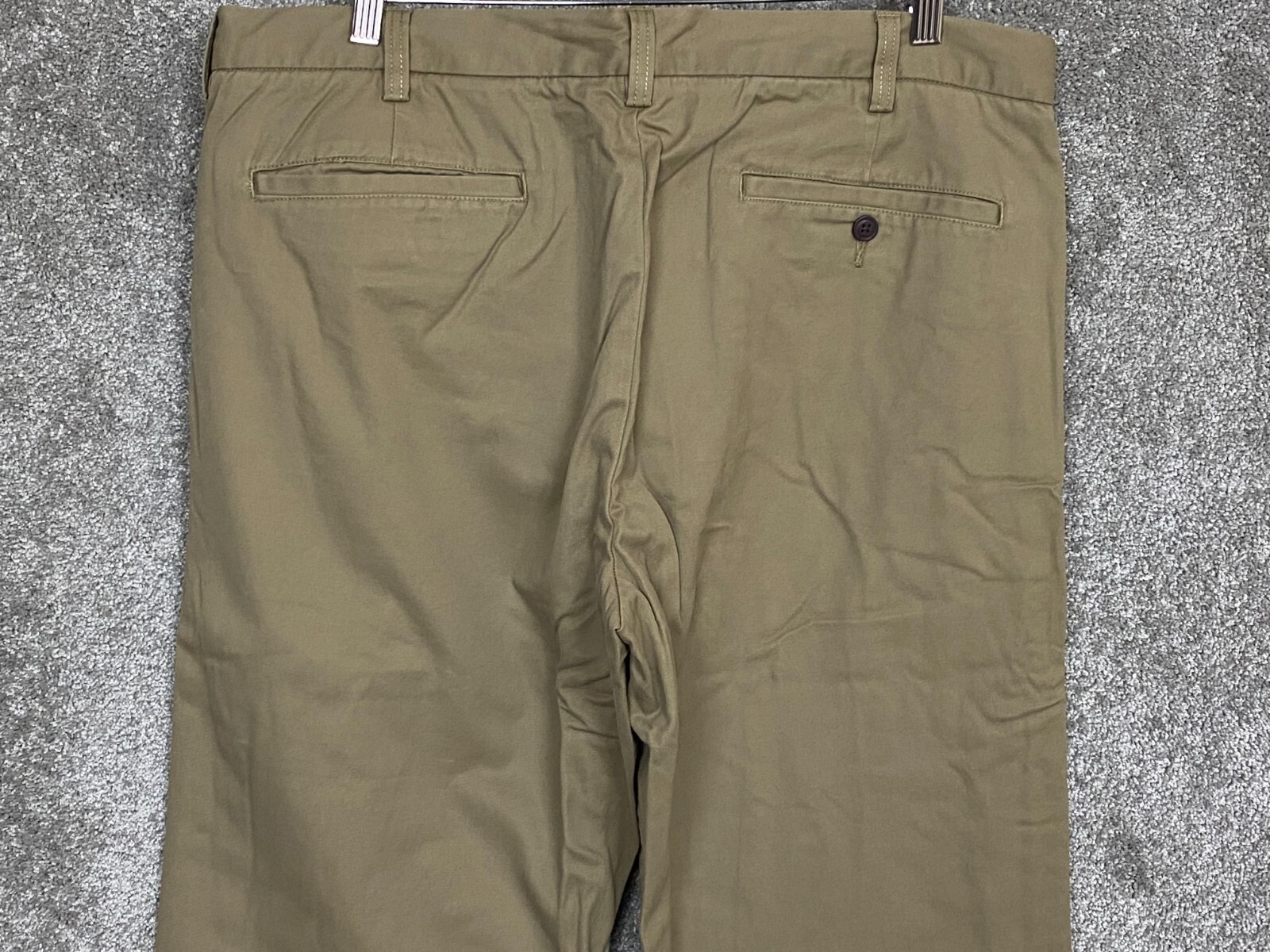 80 New Lands' End Men's Traditional Fit Flannel Lined Pants Khaki 37x28 eBay
