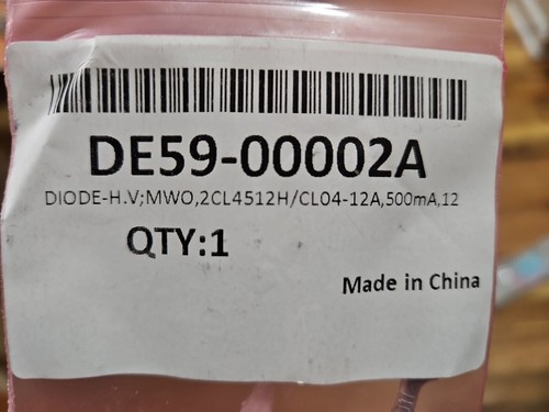 Samsung High-Voltage Diode DE59-00002A for MS19M8000AS - 第 1/1 張圖片