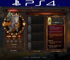 Diablo 3 Ros Ps4 Hardcore Primal Ancient Modded Crusader Set Ebay