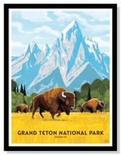 Grand Teton National Park by Kim Smith Ltd Edition x/ Poster Print MINT Art