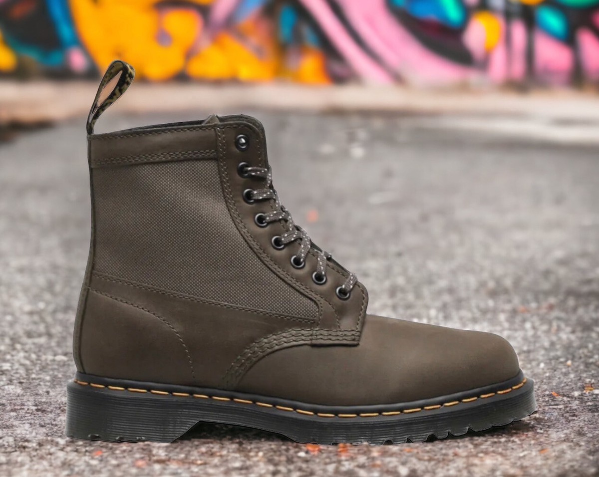Dr. Martens 1460 Panel Leather Lace Up Brown Boots DM26912481 Mens 