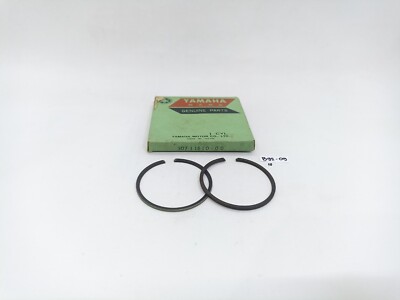 Yamaha RD125 / RD125DX / RDX125 Piston Rings Kit – STD 43.00mm Pair, 2-Stroke, With Wrist Pin