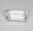 Loose Gemstone Natural White Sapphire 8.18 Ct Certified Fancy Cut Sapphire Gem