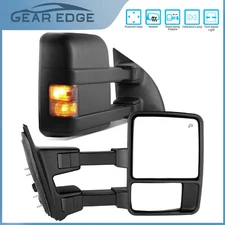 Towing Mirrors Power Heated For 1999-2007 Ford F250-F550 Super Duty  Turn Signal