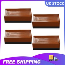 4Pcs 4cm Furniture Risers Non-Slip Mat Bed Couch Table Leg Foot Lift  Extender