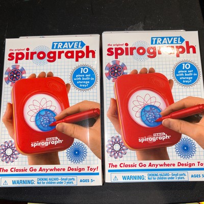 The Original Spirograph Travel Design Set-set Of 2 NEW