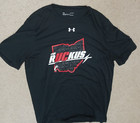 Cincinnati Bearcats Under Armour Heat Gear T-Shirt, Men's L, "rUckus", Black