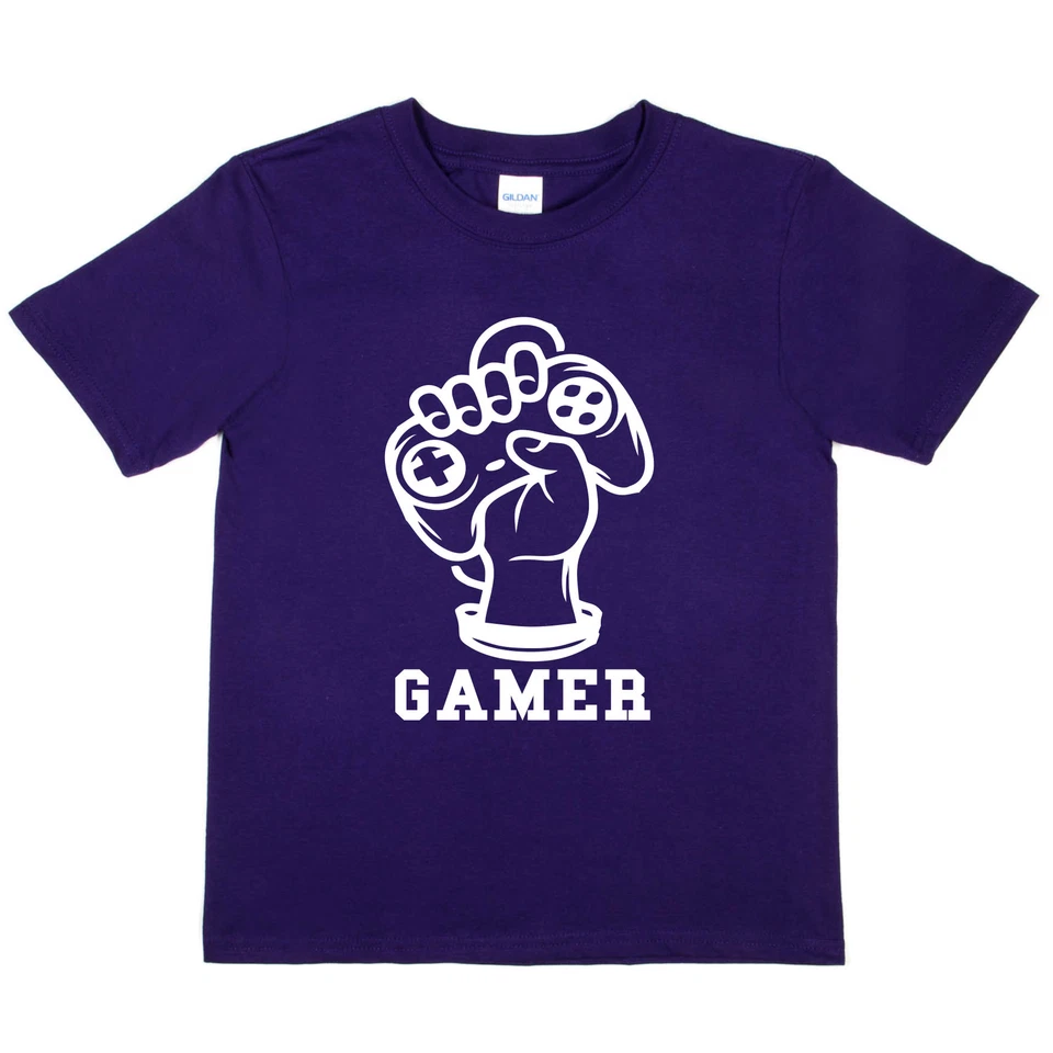 SG GILDAN FRUIT Gamer Tee Kids T-shirt Gaming X Box Playstation Inspired Funny Present Gift