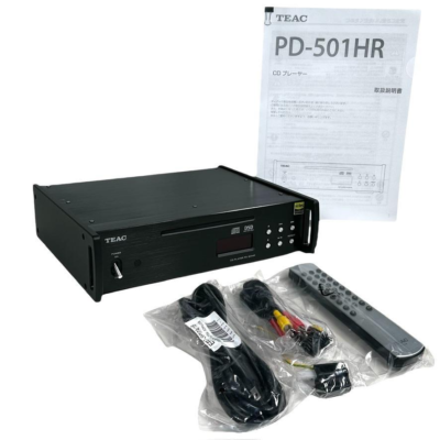 【中古】「非常に良い」ティアック DSD再生対応CDプレーヤー（ブラック）TEAC PD-501HR-SE-B TEAC PD-501HR CD Player for sale online | eBay