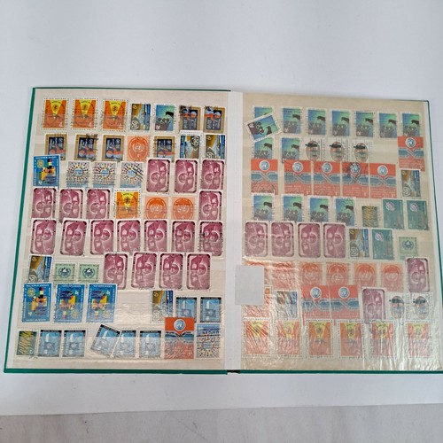 Vintage Stamp Book full of antique stamps many key countries 1940s etc