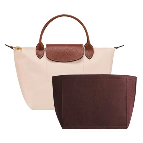 Felt Liner Insert Bag for Longchamp Handbag Makeup Travel Purse Organizer - Picture 14 of 18