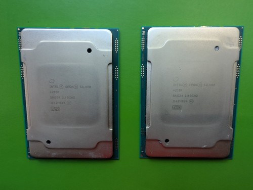 Matched Pair (Two) Intel Xeon Silver 4210R SRG24 2.40GHz 10-Core CPU Processors - Afbeelding 3 van 4