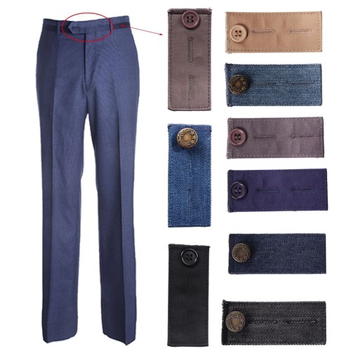Trousers Skirts Garment Accessories Button Hooks Pant Extender Belt Waist Band - Picture 3 of 20