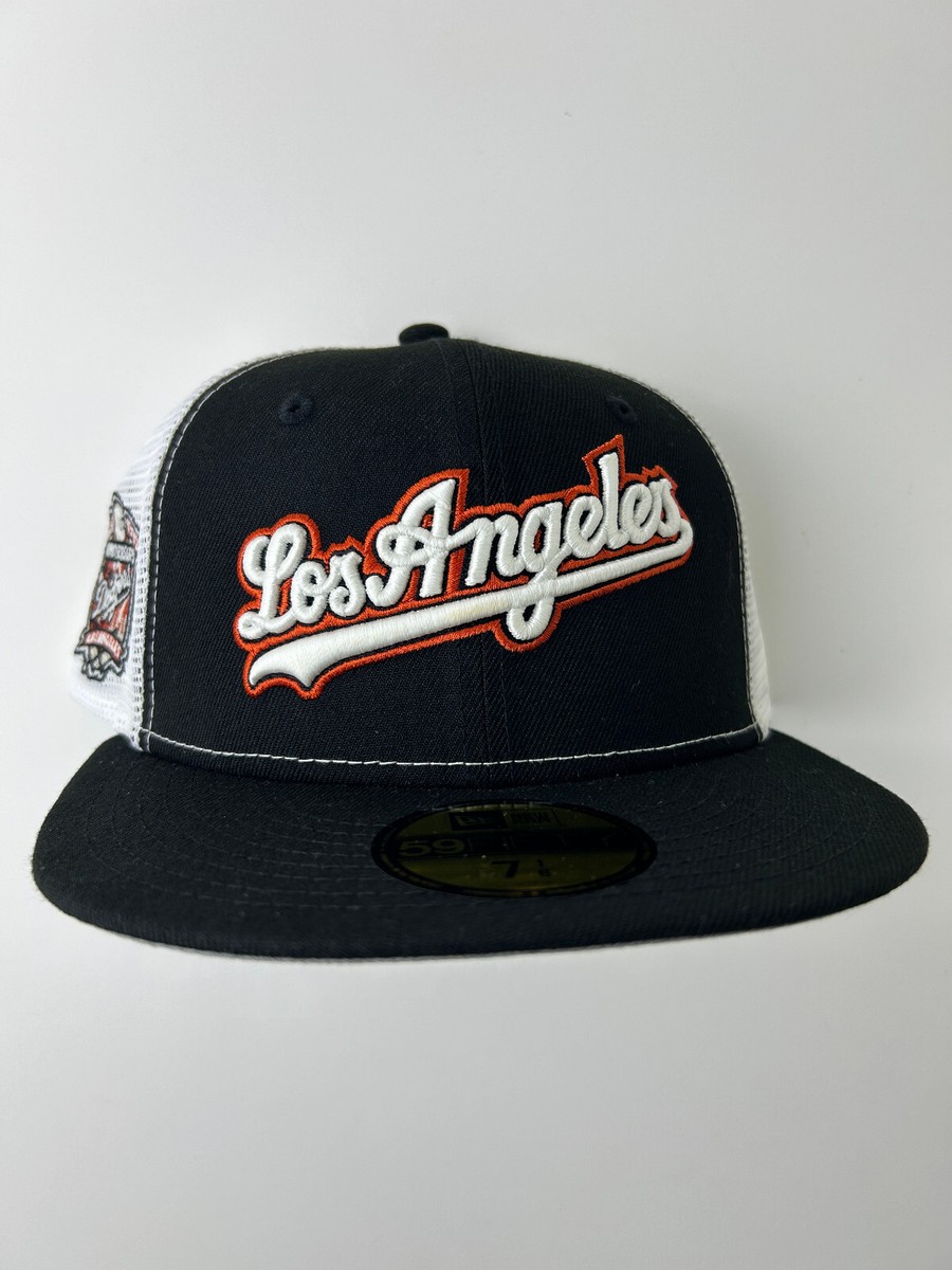 NEW ERA LOS ANGELES DODGERS 59FIFTY BLK/WHT MESH TRUCKER