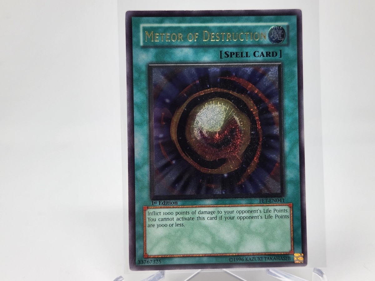 Yu-Gi-Oh Meteor of Destruction FET-EN041 Ultimate Rare 1st Edition 