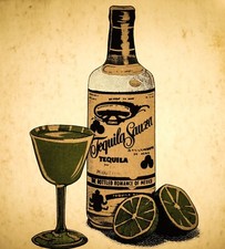 vTg 70s Sauza Blanco Extra Tequila Mexico Mexican liquor Beer t-shirt iron-on