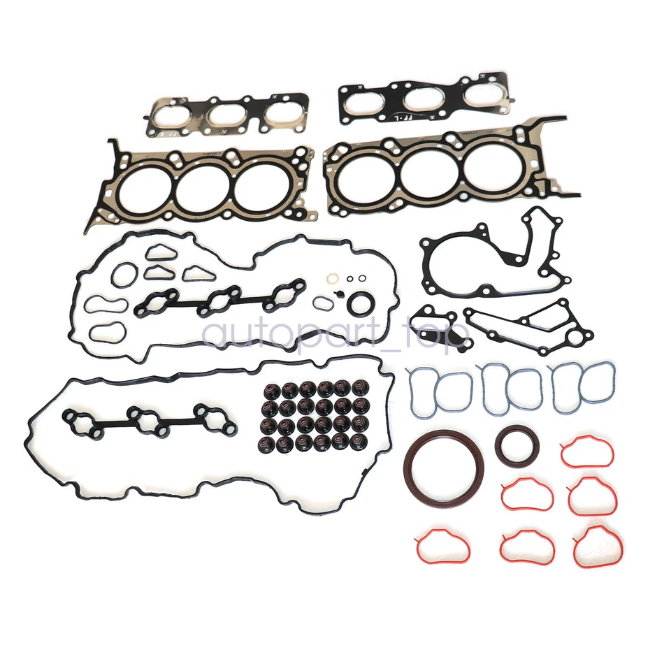 Комплект прокладок головки подходит для 2006-2012 Kia Sedona + Hyundai Veracruz 3,8 л - Изображение 2 из 4