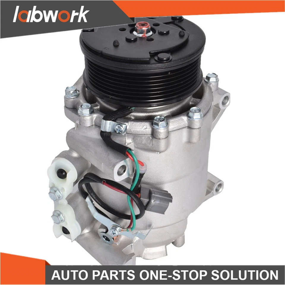 Compresor de aire acondicionado Labwork 2002 2003-2006 para Honda CR-V CRV 2,4 L l4 CO 10663AC Foto 4 de 4