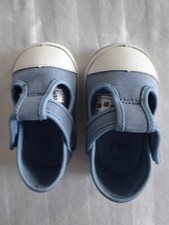 Marks & Spencer Infant Baby Blue Slipper Shoes Size 3-6 months UNWORN