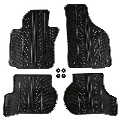 For Volkswagen Scirocco 2008-2017 Car Floor Mats Rubber All Weather Heavy Duty
