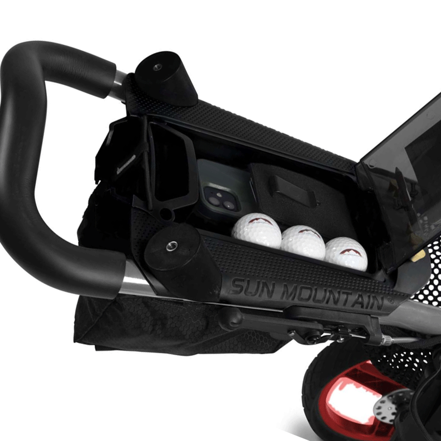 SUN MOUNTAIN PATHFINDER PX4 GOLF PUSH CART 4 WHEEL TROLLEY +FREE