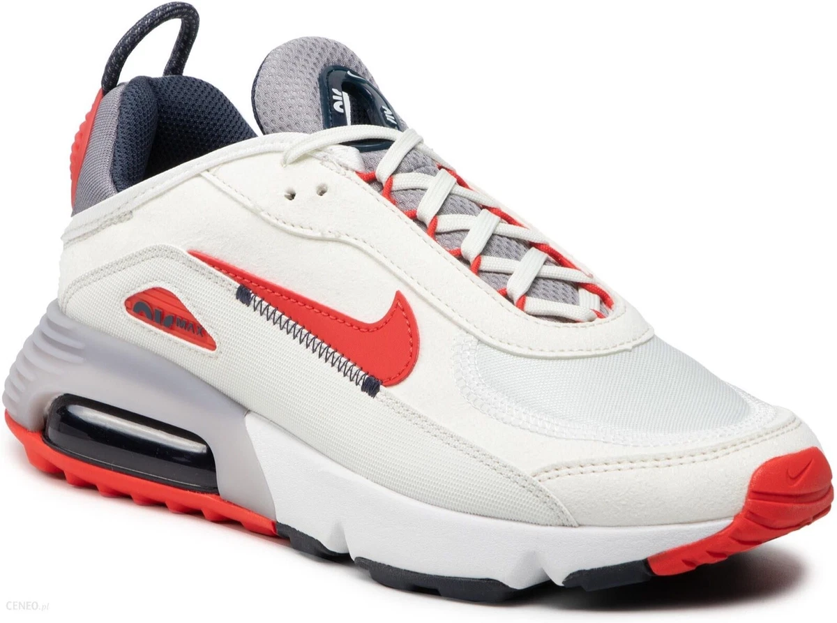 familia real tinción Desplazamiento Nike Air Max 2090 White Red DH7708-100 Low Top Trainers Sneakers Men Size  12US | eBay