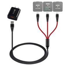 USB C Charging Cable for Rode Wireless Go 2 / ii Microphone System 3-in-1 -C ...