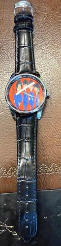 Beatles Mens Watch with Leather Band - Picture 2 of 3