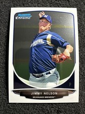 JIMMY NELSON #BCP149 2013 Bowman Chrome QTY Milwaukee Brewers