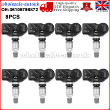8PCS TPMS Tire Pressure Sensor For BMW F07 F11 F10 F06 F12 F13 F01 36106798872