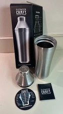 Open Box- Elevated Craft Hybrid Cocktail Shaker Adam Craft "Designed to Impress"