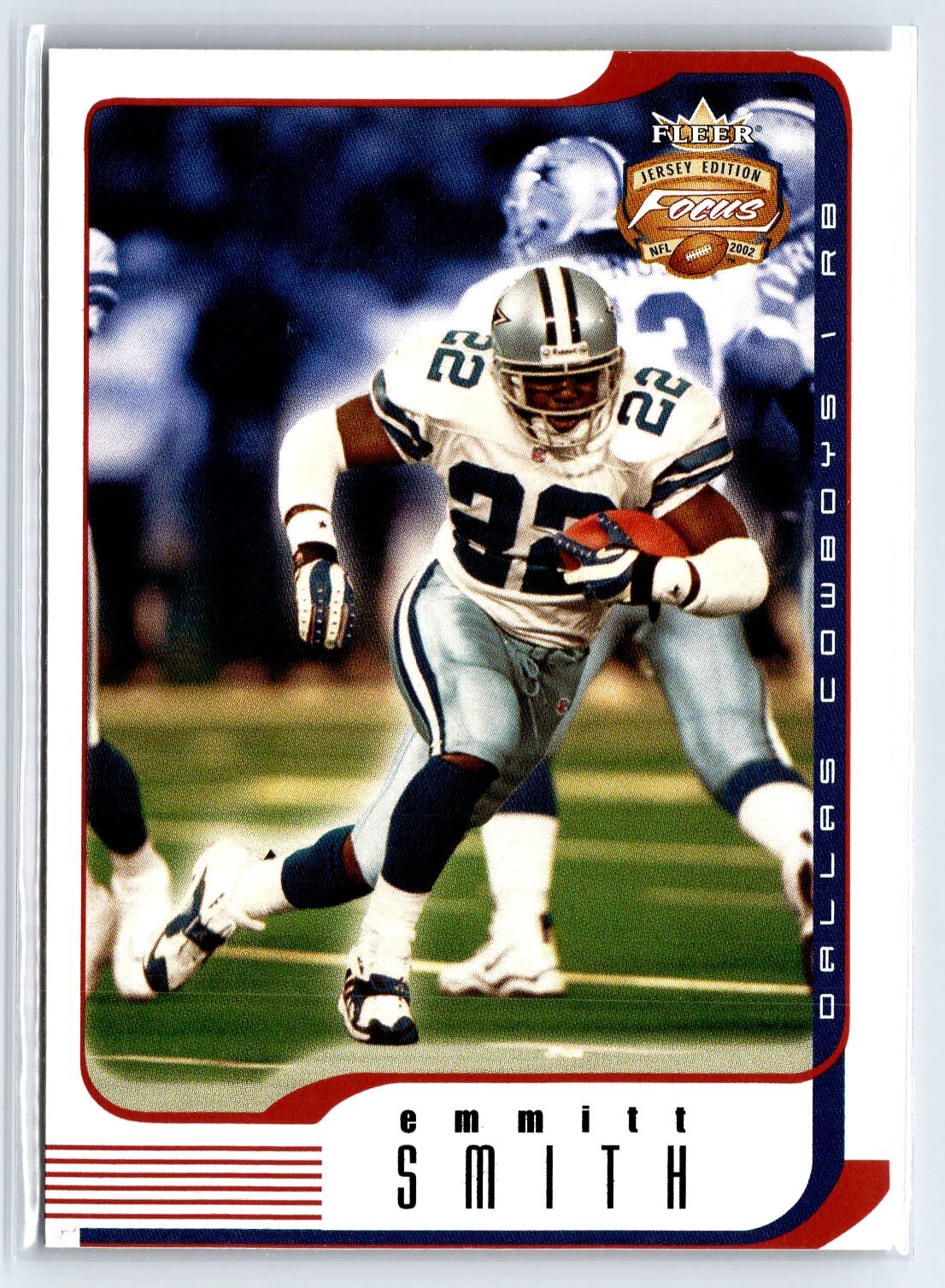 2002 Fleer Focus Jersey Edition #20 Emmitt Smith